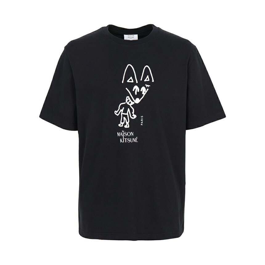 【3%オフクーポン配布中】 MAISON KITSUNE メゾン キツネ メンズ 半袖Tシャツ PM00116KJ7025 P199