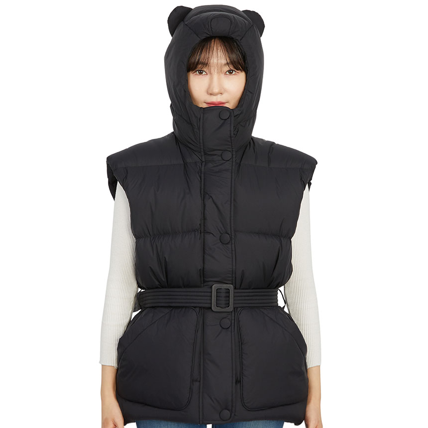 【ポイント5倍UP】 IENKI IENKI イエンキ イエンキ レディース ベスト BEAR MICHLIN VEST SOFT BLACK