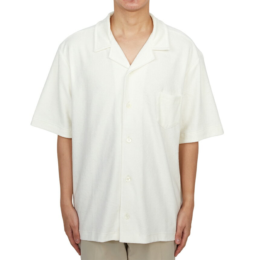 【3%オフクーポン配布中】 HOWLIN ハウリン メンズ シャツ COCKTAIL IN TOWEL ECRU