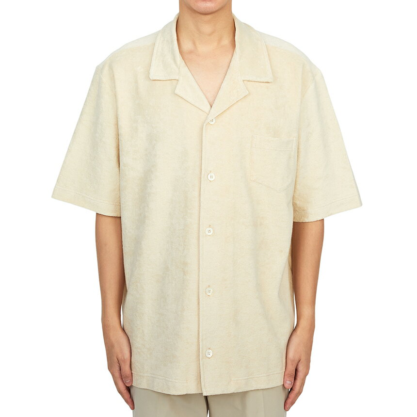 【3%オフクーポン配布中】 HOWLIN ハウリン メンズ シャツ COCKTAIL IN TOWEL SANDSHELL