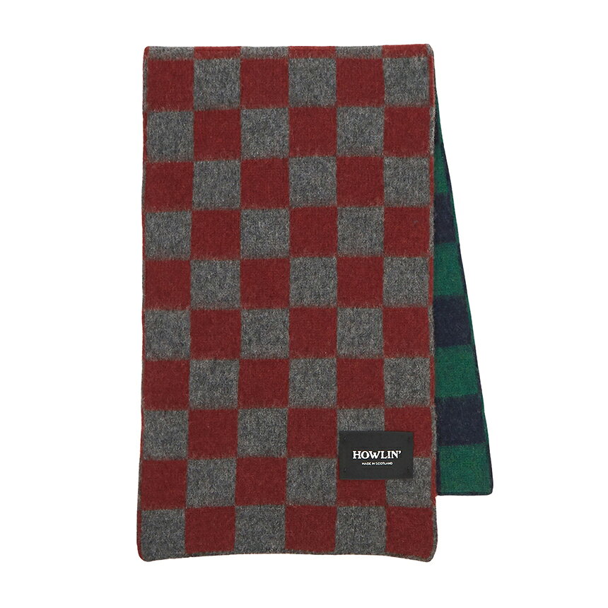 HOWLIN ハウリン 男女兼用 スカーフ/マフラー COSMIC CHECKERBOARD SCARF COSMIC