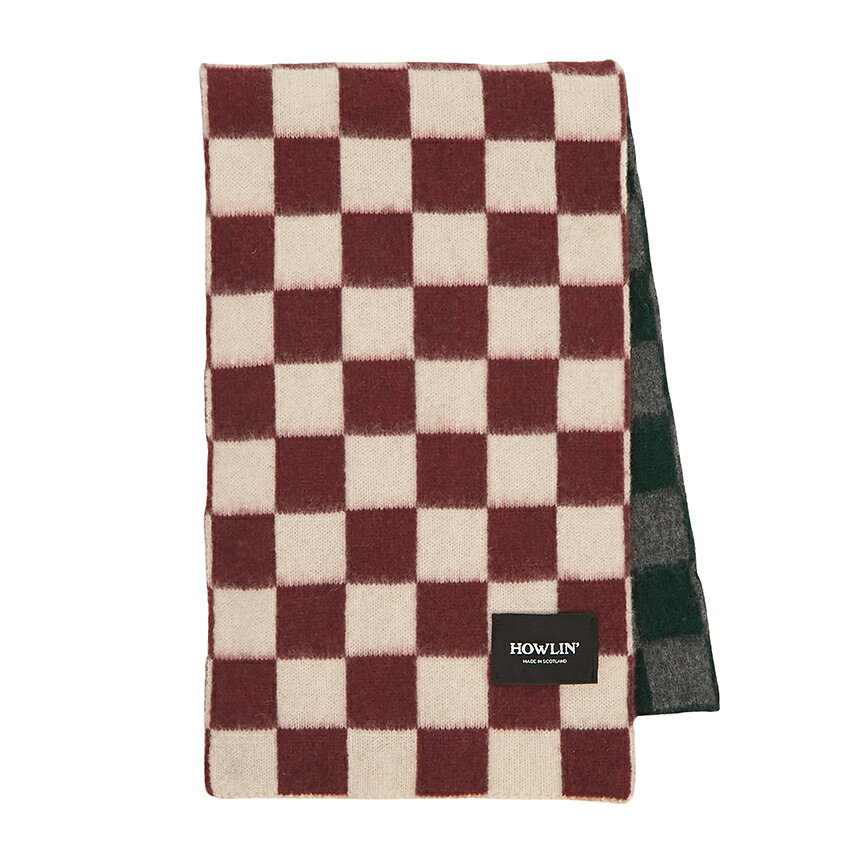 HOWLIN ハウリン 男女兼用 スカーフ/マフラー COSMIC CHECKERBOARD SCARF INTERGALACTIC