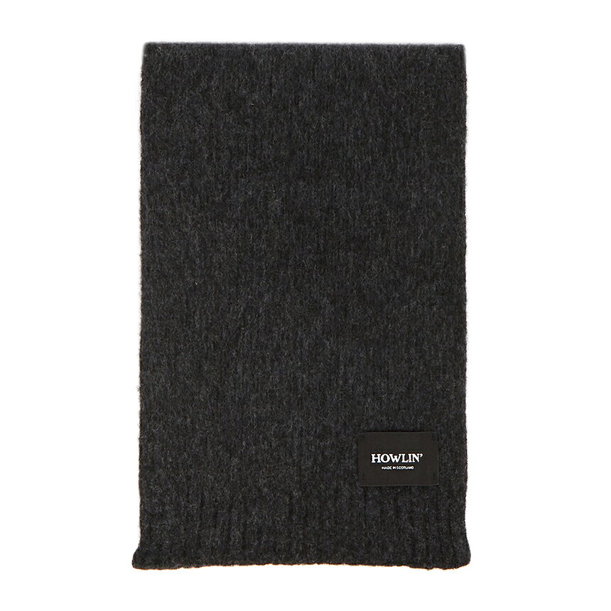  HOWLIN ハウリン 男女兼用 スカーフ/マフラー KING JAMMY SCARF CHARCOAL