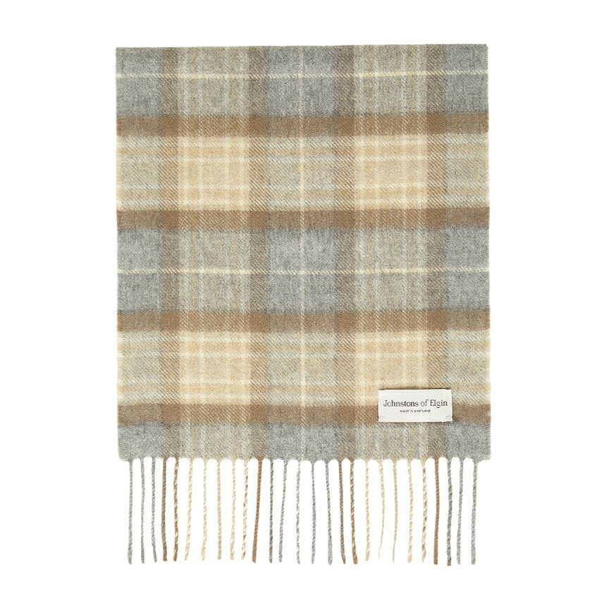 【3%オフクーポン配布中】 JOHNSTONS OF ELGIN ジョンストンズ オブ エルガン 男女兼用 スカーフ/マフラー KU0542 NATURAL MACKELLAR
