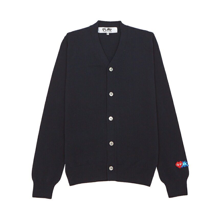 【正規品美品♡】プレイコムデギャルソン ウール100% メンズカーディガン Comme des Garçons PLAY（コムデギャルソン・プレイ）メンズ