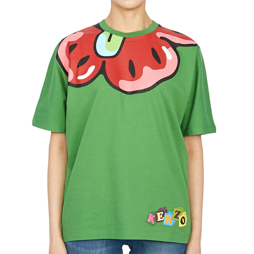 【3%オフクーポン配布中】【着後レビューで1000円OFFクーポン特典】 KENZO ケンゾー レディース 半袖シャツ 2TS022 4SG 57 235