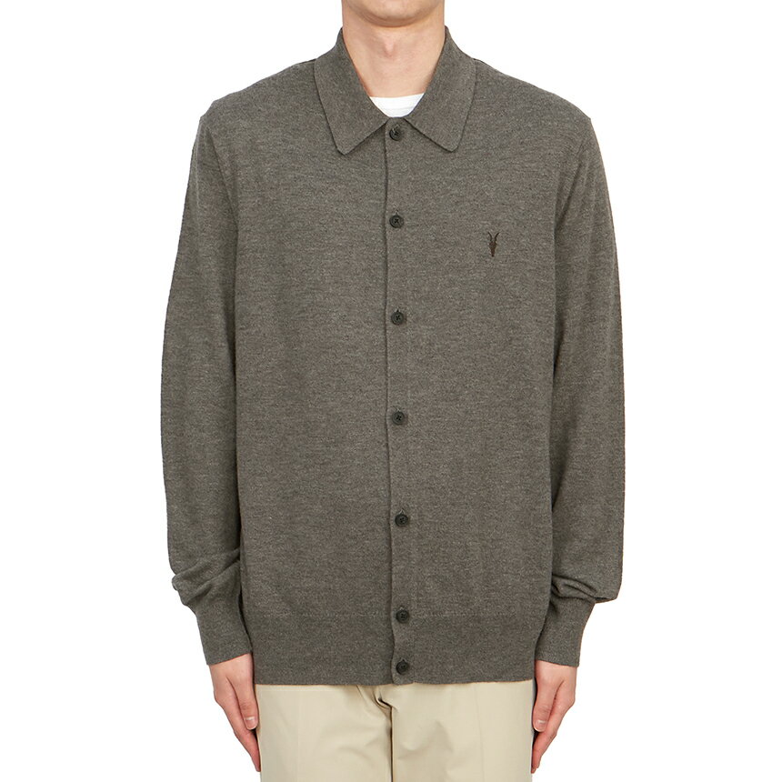 【3%オフクーポン配布中】【着後レビューで1000円OFFクーポン特典】 All Saints オールセインツ メンズ カーディガン MK044Z MONUMENT GREY MARL