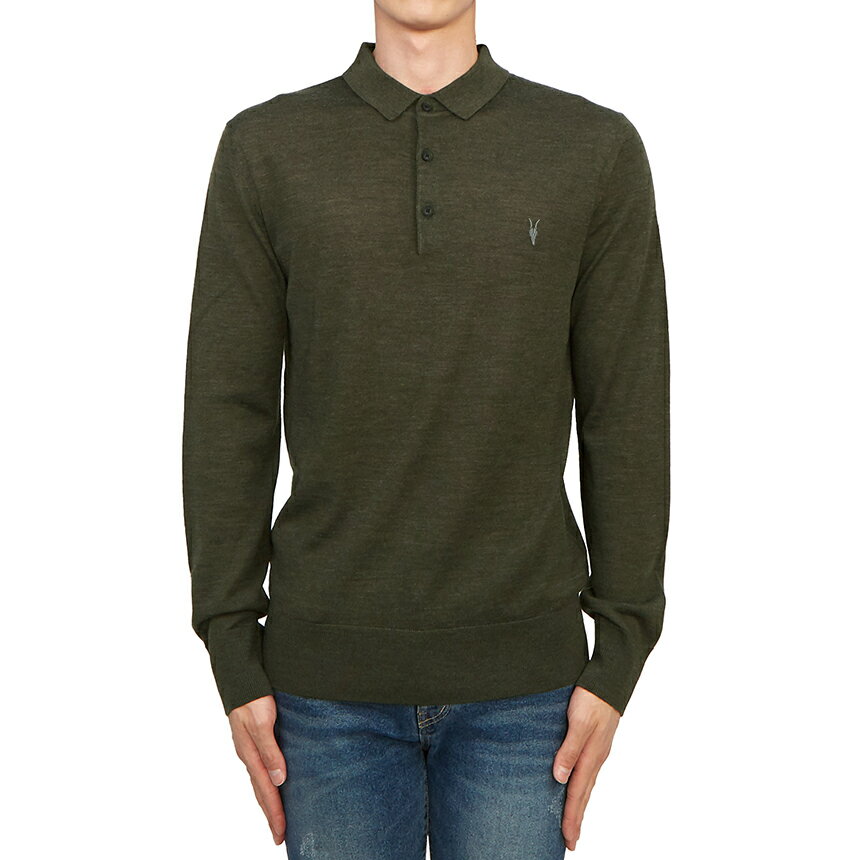 【3%オフクーポン配布中】【着後レビューで1000円OFFクーポン特典】 All Saints オールセインツ メンズ 長袖Tシャツ MK005D RYE GRASS GREEN ML