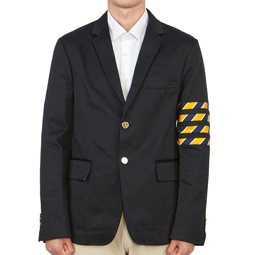 【3%オフクーポン配布中】THOM BROWNE トムブラウン 4BAR ストライプ アンコンステッド クラシック メンズ スポーツ ジャケット/コート MJU490A F0114 415