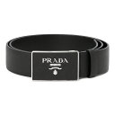 【3%オフクーポン配布中】【着後レビューで1000円OFFクーポン特典】 PRADA プラダ サフィアーノ メンズ カジュアル ベルト 2CC534 053 F0002