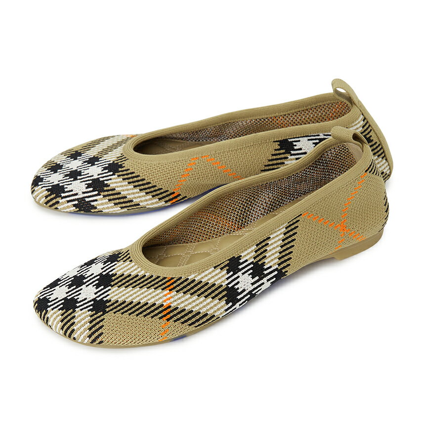 【3%オフクーポン配布中】 BURBERRY バーバリー レディース フラットシューズ KNIT BABY 8099057