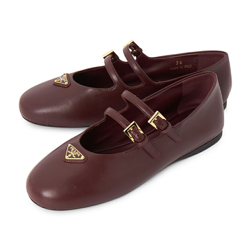 【otonaMUSE掲載】PRADA◆スタッズ ストラップ フラットシューズ 楽天市場】プラダ フラットシューズの通販