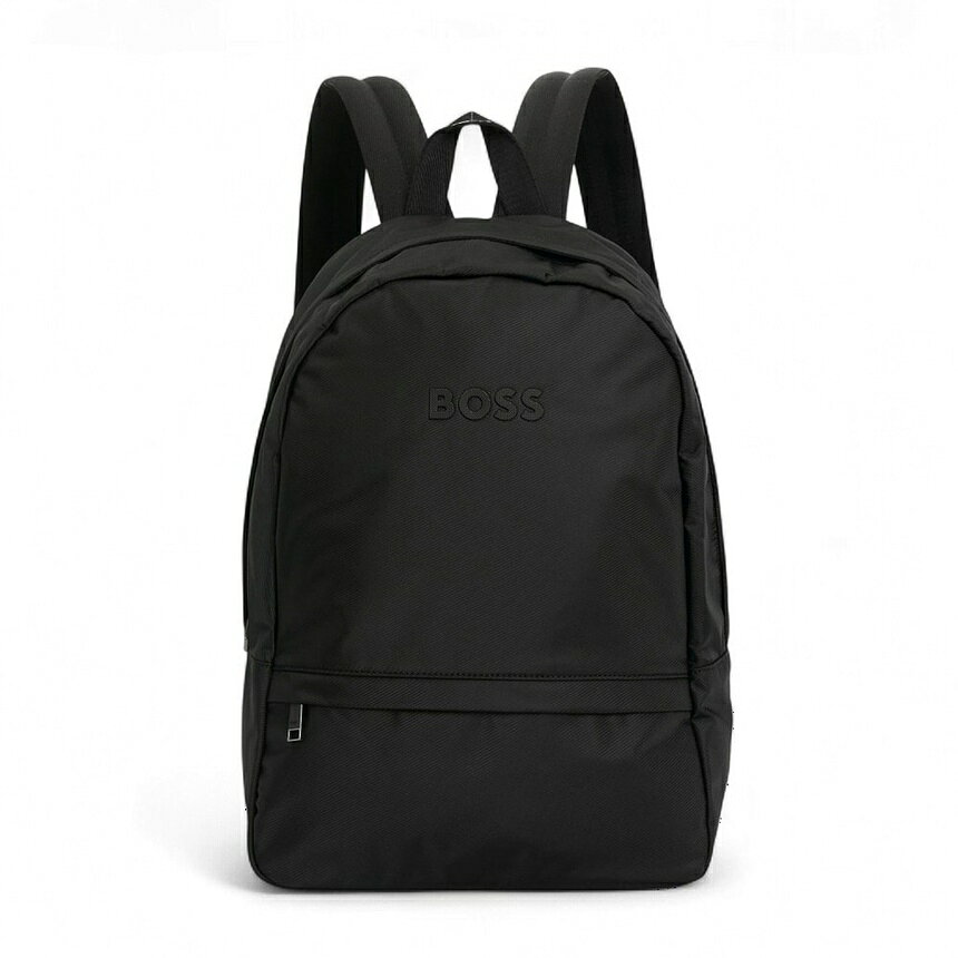 ボス 2026FW ボス バックパック 商品説明 2026FW ボス バックパック ブランド ボス 品番 50567729 001 素材 本体 - リサイクルポリエステ カラ― ブラック サイズ サイズ ヨコ(上/下) 縦 マチ幅 ひも(幅/全長) ハンドル(幅/高さ) 内ポケット 外ポケット 重さ/ケース込 単品 16/28 42.5 17.5 5/101(Maximum) 2.5/6 Zipper1/Pocket1 Zipper1 584g/634g 生産国 ベトナム 付属品 タグ 備考 洗濯禁止（柔らかい布などで拭いてください。革製品の場合、使い方や環境（湿度、温度、雨、雪、光、摩擦、体熱や汗）によって製品の移染及び損傷、変形の可能性があるのでご注意ください。革製品の損傷および変形または引き手などの付属品の毀損や紛失などで追加付属品の提供はできませんのでAアフタサービスは不可とさせていただきます。 ● 提供される実測サイズは、測定方法によっては若干異なる場合がございますので、予めご了承下さい。 ● 革製品の場合、ソフトでナチュラルな革で表面が違ったり、微細なシワやスクラッチがあることがありますが、不良品ではありませんので、ご了承ください。 ●メッキ処理された製品の場合、製品の特性上、使用及び摩擦によりメッキがはがれることがあり、メッキの変色、摩耗の毀損などは修理できない場合がありますので、ご了承ください。 ●当店でご購入された商品は、原則として、「個人輸入」としての取り扱いになり、全て韓国の釜山からお客様のもとへ直送されます。 ●個人輸入される商品は、全てご注文者自身の「個人使用・個人消費（日本に居住する者に寄贈される物で、当該寄贈を受ける者の個人的な使用に供される場合を含みます。）」が前提となります。第三者への譲渡・転売が法令で禁止されるもの（医薬品、医薬部外品、化粧品等を含みますが、これに限られません。）もございますのでご注意下さい。 ●通関時に関税・輸入消費税が課税される可能性があります。課税額はご注文時には確定しておらず、通関時に確定しますので、商品の受け取り時に着払いでお支払いください。詳細は こちらご確認下さい。 ●色がある場合、モニターの発色の具合によって実際のものと色が異なる場合がある