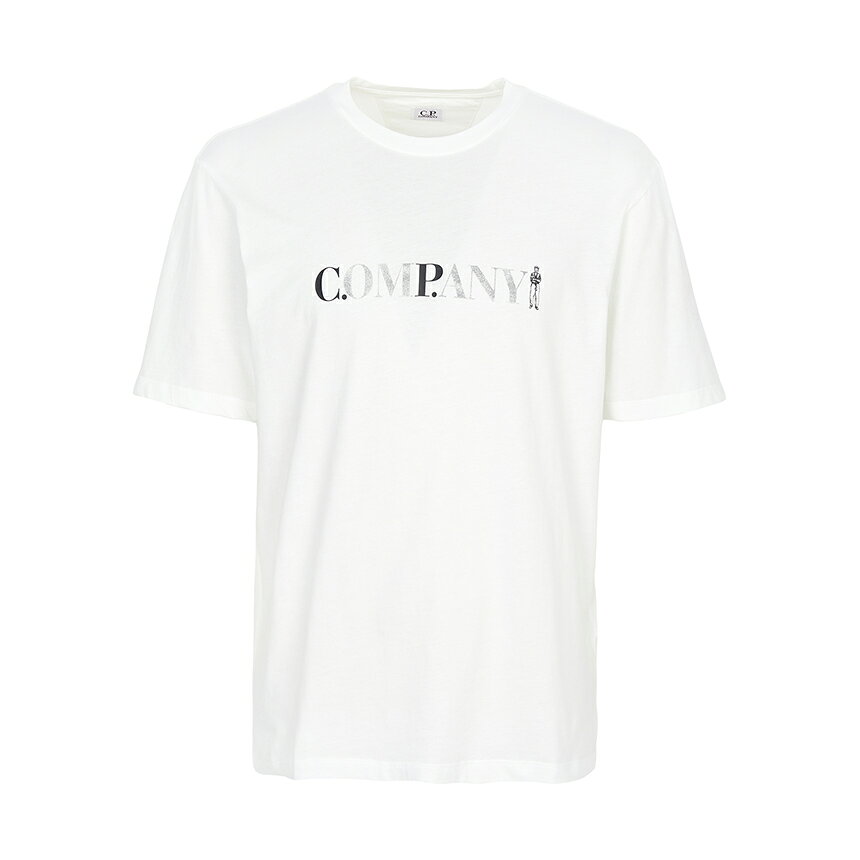 乐天商城 - 【3%オフクーポン配布中】 CP COMPANY シーピーカンパニー メンズ 半袖Tシャツ 20CMTS085A 005100W 103