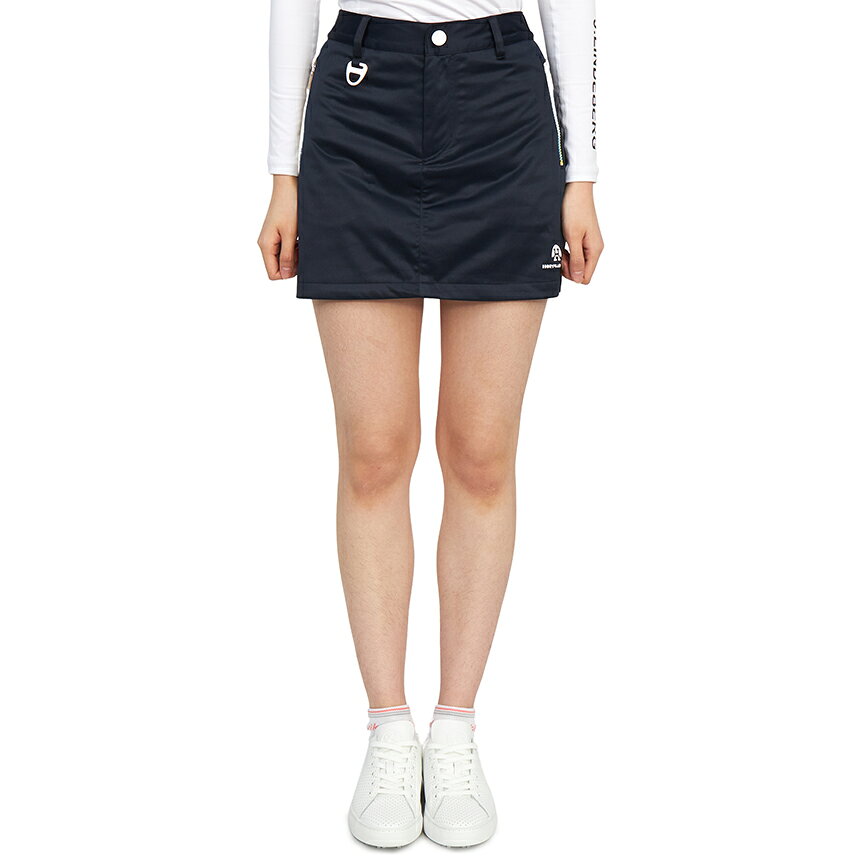 【3%オフクーポン配布中】【着後レビューで1000円OFFクーポン特典】 HORN GARMENT ホーンガーメント レディース ゴルフスカート HCW 2C AE02 BLACK