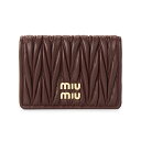 【3%オフクーポン配布中】 MIUMIU ミュウミュウ レディース カードケース 5MC103 AFPP F0007