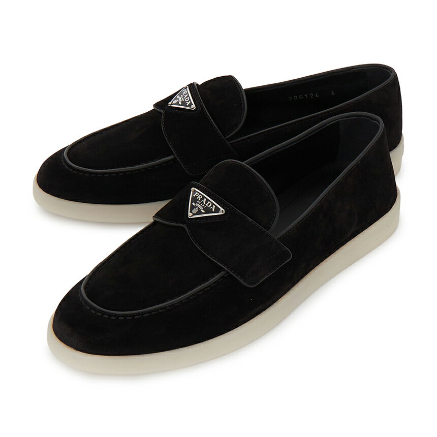 【3%オフクーポン配布中】 PRADA プラダ メンズ ローファー 2DG124 103 F0632