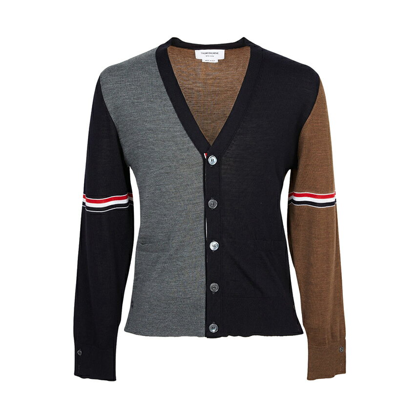 乐天商城 - 【3%オフクーポン配布中】 THOM BROWNE トムブラウン メンズ カーディガン MKC410F Y1014 978