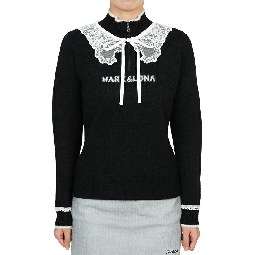 【3%オフクーポン配布中】 MARK & LONA マークアンドロナ レディース ニット MLW 5C AB05 BLACK