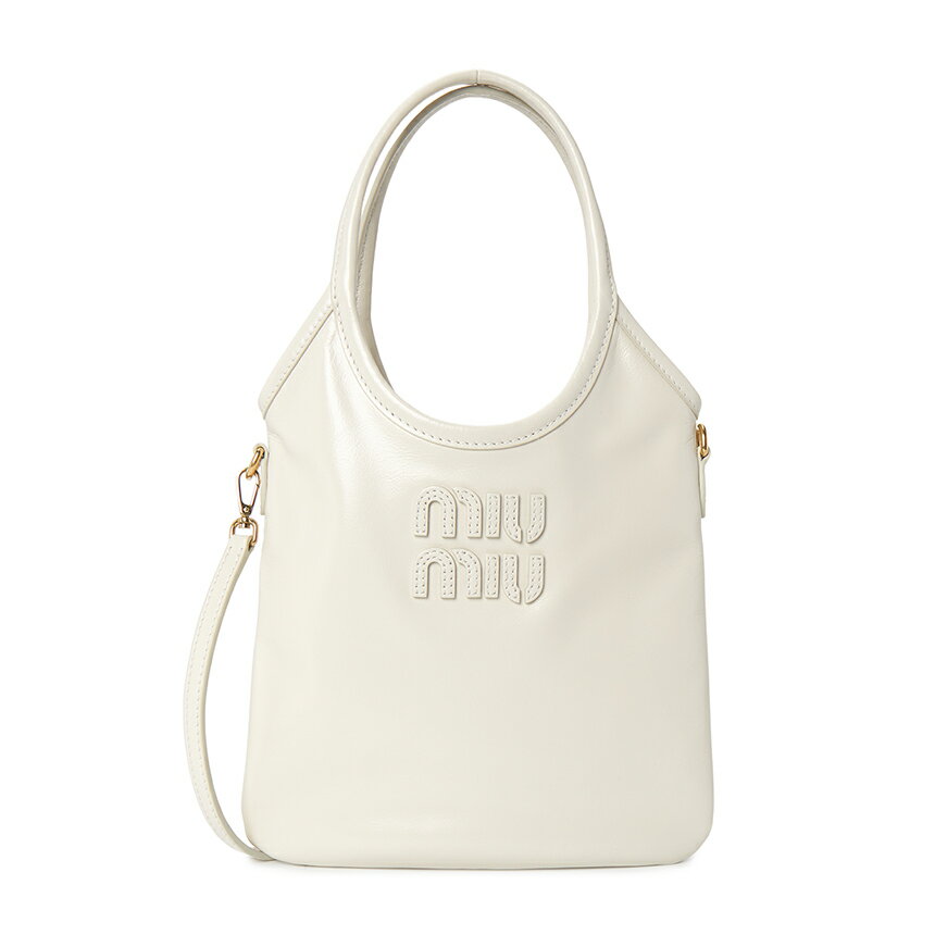 Miumiu - 【3%オフクーポン配布中】 MIUMIU ミュウミュウ レディース トートバッグ 5BA281 2IEO F0009 OLI