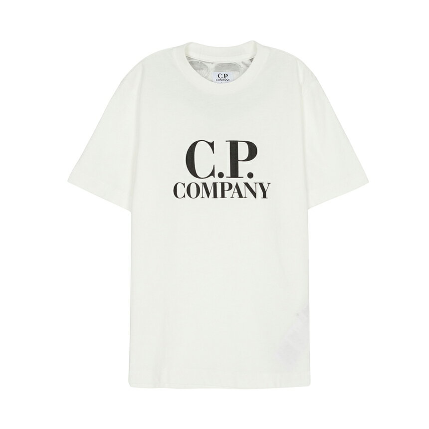 乐天商城 - 【3%オフクーポン配布中】 CP COMPANY KIDS シーピーカンパニーキッズ ベビー 半袖Tシャツ CPM006 LAA17 10135