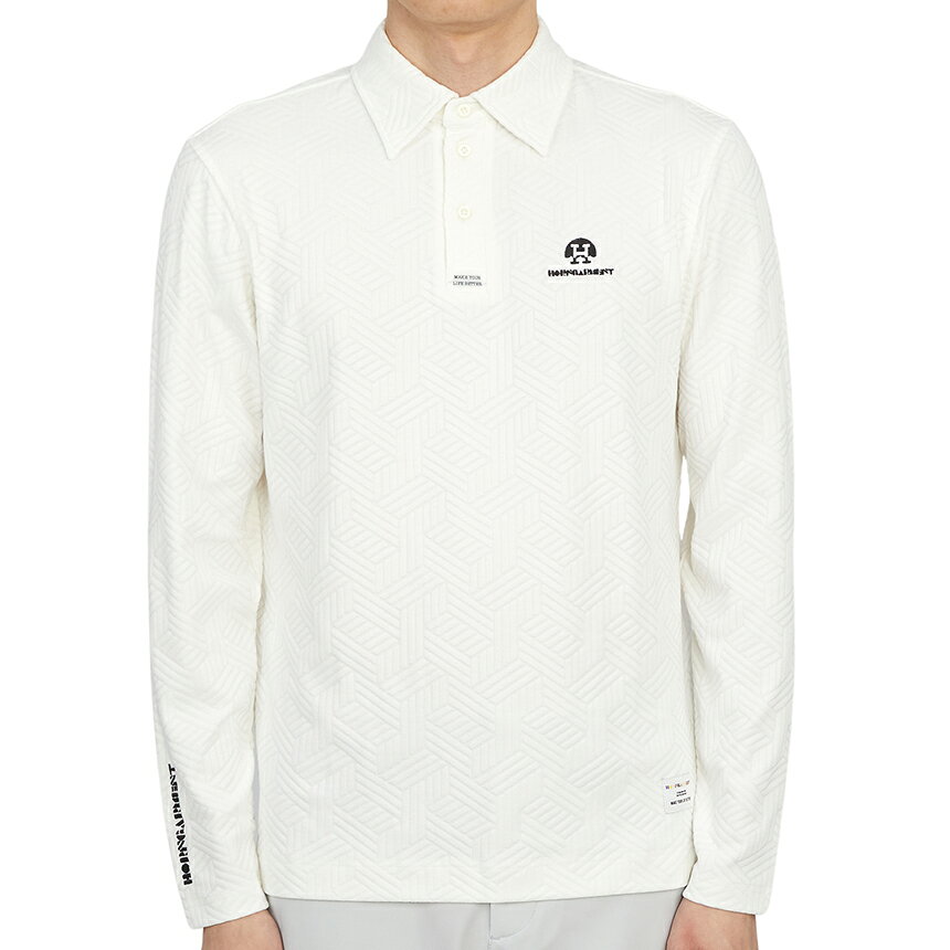 HORN GARMENT ホーンガーメント 2022FW ホーンガーメント ゴルフ長袖Tシャツ 商品説明 2022FW ホーンガーメント ゴルフ長袖Tシャツ ブランド HORN GARMENT ホーンガーメント 品番 HCM 2C AP04 OFFWHITE 素材 64% Polyester, 33% Rayon, 3% Spandex カラ― ホワイト サイズ サイズ 肩幅 バスト 袖幅 袖丈 総長さ JPサイズ(CM) モデル 46 44 50 20 61 71 100 ● 48 46 53 21.5 62 72.5 105 - 50 48 56 23 63 74 110 - 52 50 59 24.5 64 75.5 115 - 重さ 451g(52 Size) 生産国 中国 付属品 説明書, タグ, 商品 備考 ● 提供される実測サイズは、測定方法によっては若干異なる場合がございますので、予めご了承下さい。 ● 革製品の場合、ソフトでナチュラルな革で表面が違ったり、微細なシワやスクラッチがあることがありますが、不良品ではありませんので、ご了承ください。 ●メッキ処理された製品の場合、製品の特性上、使用及び摩擦によりメッキがはがれることがあり、メッキの変色、摩耗の毀損などは修理できない場合がありますので、ご了承ください。 ●当店でご購入された商品は、原則として、「個人輸入」としての取り扱いになり、全て韓国の釜山からお客様のもとへ直送されます。 ●個人輸入される商品は、全てご注文者自身の「個人使用・個人消費（日本に居住する者に寄贈される物で、当該寄贈を受ける者の個人的な使用に供される場合を含みます。）」が前提となります。第三者への譲渡・転売が法令で禁止されるもの（医薬品、医薬部外品、化粧品等を含みますが、これに限られません。）もございますのでご注意下さい。 ●通関時に関税・輸入消費税が課税される可能性があります。課税額はご注文時には確定しておらず、通関時に確定しますので、商品の受け取り時に着払いでお支払いください。詳細は こちらご確認下さい。 ●色がある場合、モニターの発色の具合によって実際のものと色が異なる場合がある