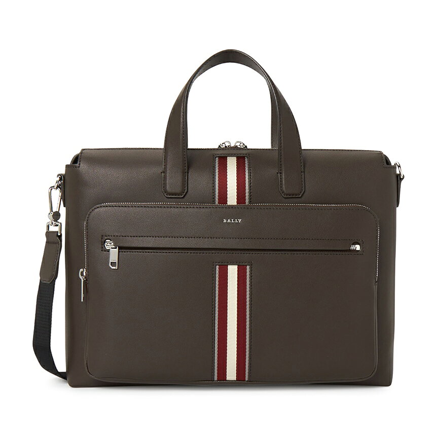 【良品】BALLY ビジネスバッグ ブリーフケース レザー 鍵付き ブラウン 美品 BALLY バリーダレスバッグ ブリーフケース 鍵 ビジネスバッグ 茶