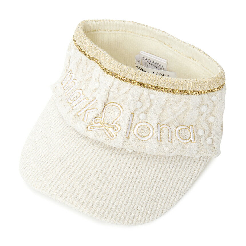 【3%オフクーポン配布中】 MARK & LONA マークアンドロナ レディース ゴルフバイザー MLF 5C FC14 WHITE