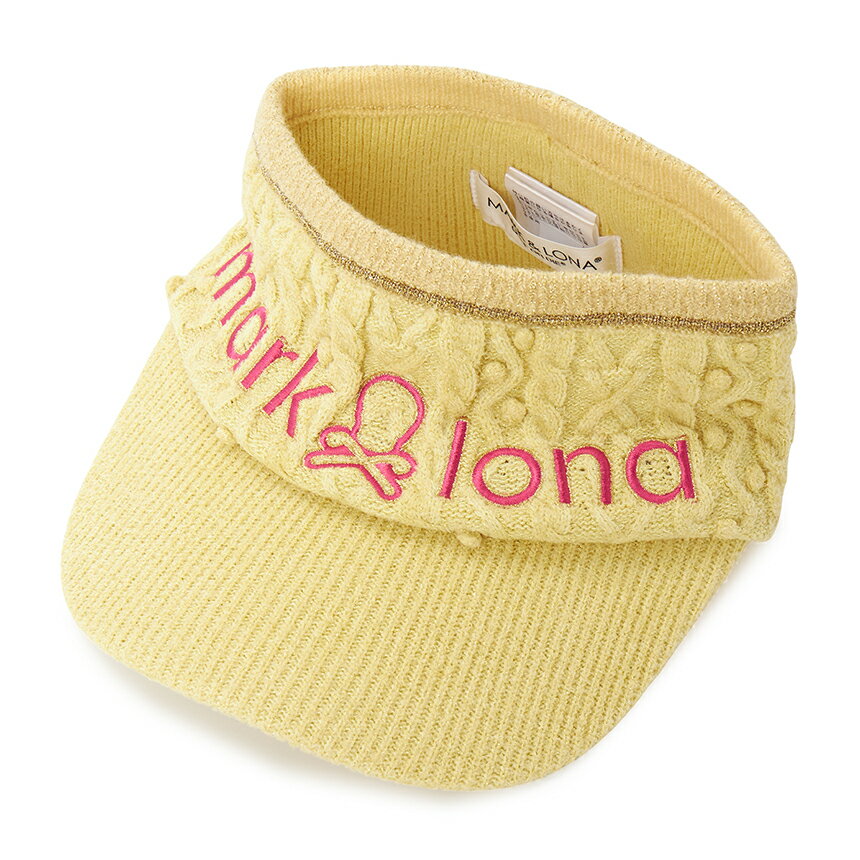 【3%オフクーポン配布中】 MARK & LONA マークアンドロナ レディース ゴルフバイザー MLF 5C FC14 YELLOW