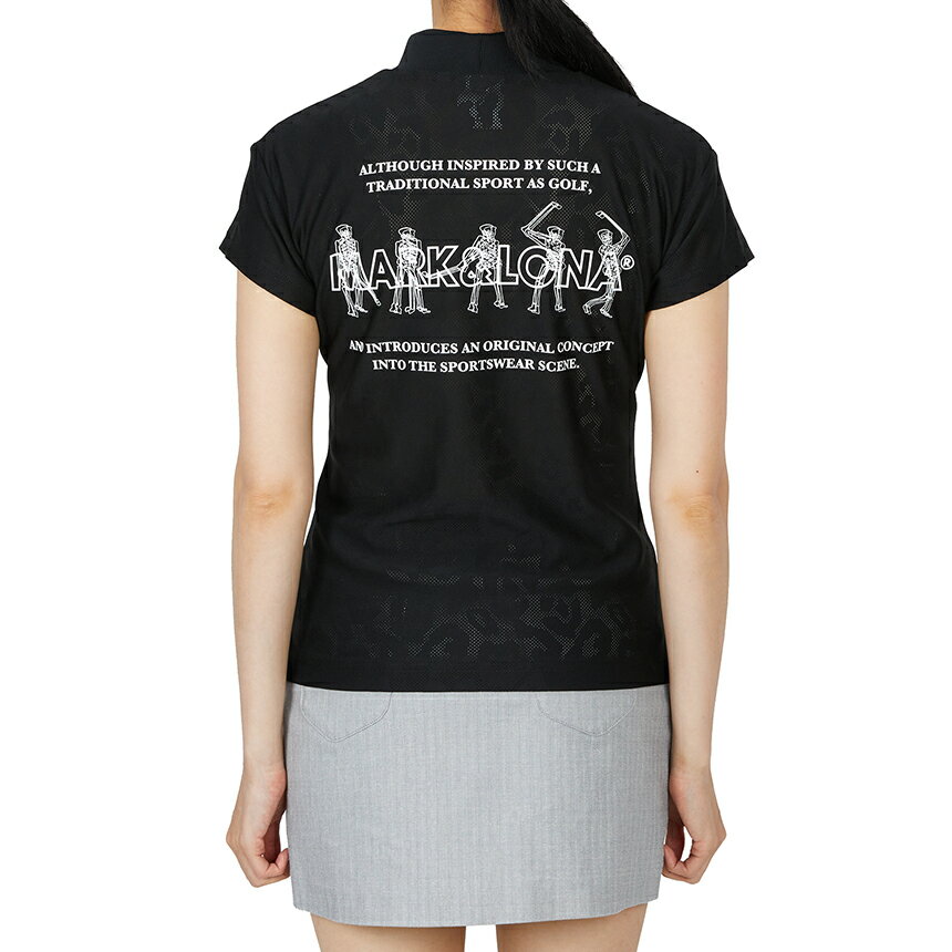 MARK & LONA - 【3%オフクーポン配布中】 MARK & LONA マークアンドロナ レディース 半袖Tシャツ MLW 5A AA03 BLACK
