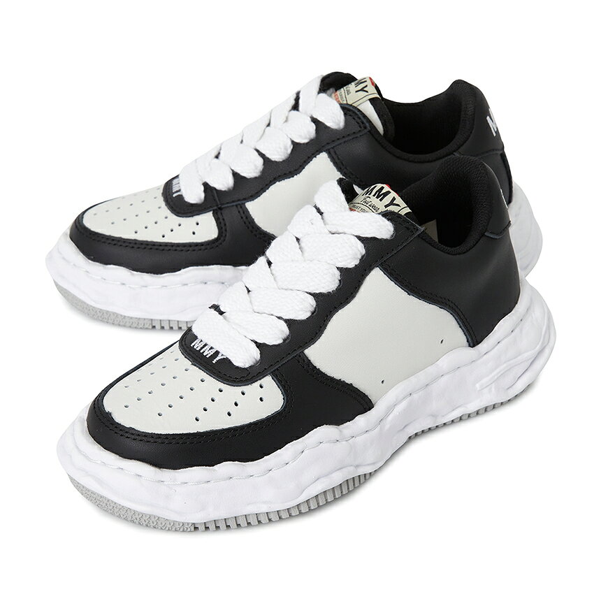 【3%オフクーポン配布中】 MAISON MIHARA YASUHIRO メゾンミハラヤスヒロ メンズ スニーカー A08FW706 BLK WHT