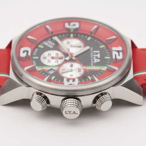 【日本限定150本】【国内正規品】I.T.A アイ・ティー・エー メンズ 腕時計GRAN CHRONO グラン クロノ ロッソ 27.00.04