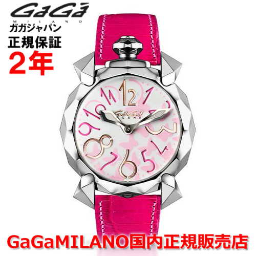 ガガミラノ 【国内正規品】ガガミラノ GaGa MILANO クオーツ 腕時計 ウォッチ レディース リフレクション Reflection 36mm シルバー文字盤 銀 ピンク マルチ 8020.RE.02