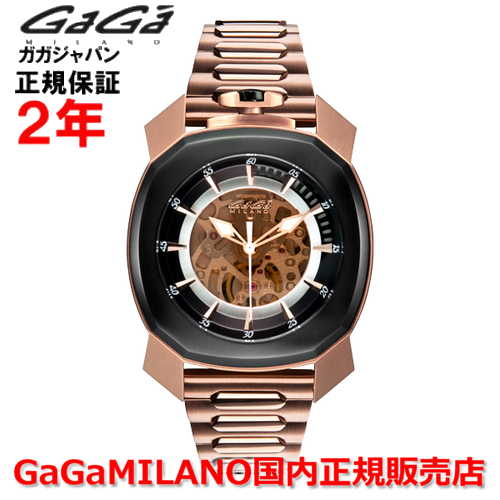 ガガ ミラノ 腕時計（メンズ） 【国内正規品】GaGa MILANO ガガミラノ 自動巻 腕時計 ウォッチ メンズ FRAME_ONE フレームワン 44MM スケルトン 7074.01