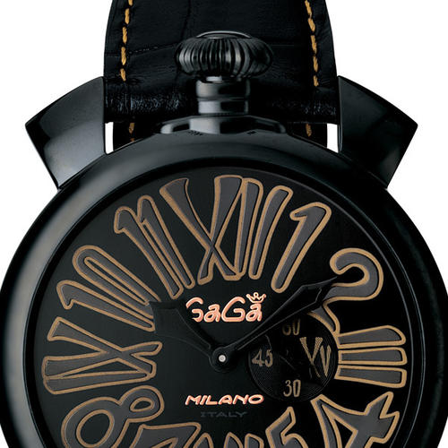 GaGaMILANO（ガガミラノ）『Slim46mmブラックPVD5086.1（gaga-5086-1）』