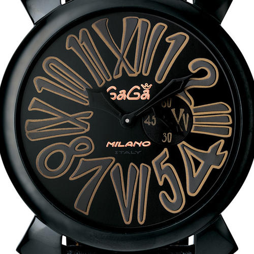 GaGaMILANO（ガガミラノ）『Slim46mmブラックPVD5086.1（gaga-5086-1）』
