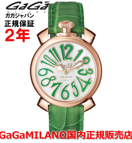 ガガミラノ 【国内正規品】GaGa MILANO ガガミラノ 腕時計 ウォッチ レディース MANUALE 40MM マヌアーレ 40mm 5021.6