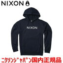 【国内正規品】NIXON ニクソン パーカー トレーナー メンズ レディース Wordmark Pullover ワードマークプルオーバー ネイビー S2751-307