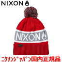 yKizNIXON jN\ jbgX jbgLbv Xq Y fB[X Knit Cap `[X^[r[j[ Teamster Beanie Red/Gray bh/O[  D C30523409-00