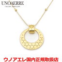 【お買い物マラソン期間中店内ポイント最大20倍】ウノアエレ UNOAERRE K18イエローゴールド メンズ レディース ペンダントネックレス 50cm イタリ...