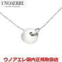 【お買い物マラソン期間中店内ポイント最大20倍】ウノアエレ UNOAERRE K18ホワイトゴールド メンズ レディース デザインペンダントネックレス 55cm...