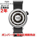 懐中時計としても使用可 国内正規品 BOMBERG ボンバーグ メンズ 腕時計 クオーツ BB-01 ブラック&ホワイト BB-01 BLACK & WHITE...