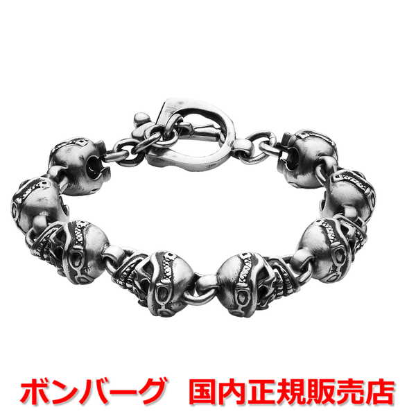 【国内正規品】 BOMBERG ボンバーグ メンズ ブレスレット スカリー ライダー ブレスレット SKULLY RIDER BRACELET SKR.BRCLT.1-SS