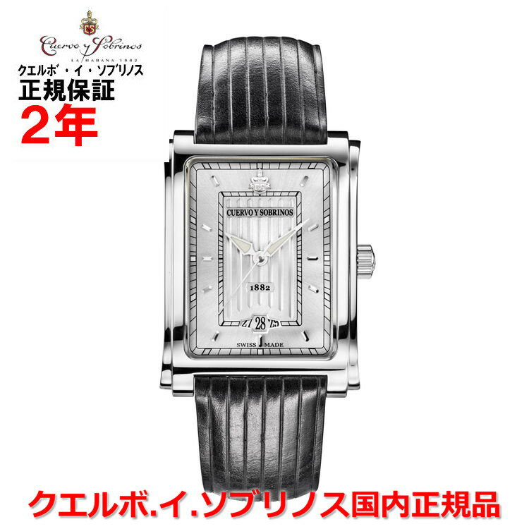 【国内正規品】Cuervo y Sobrinos クエルボ・イ・ソブリノス 腕時計 ウォッチ メンズ PROMINENTE CLASICO プロミネンテ クラシコ 1015-1A