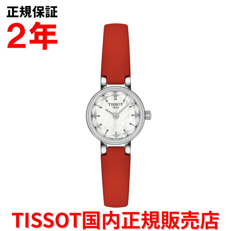 ティソ 【国内正規品】 TISSOT ティソ チソット ラブリー ラウンド LOVELY 19.5mm レディース 腕時計 クオーツ 革ベルト レザー マザー・オブ・パール文字盤 T140.009.16.111.00