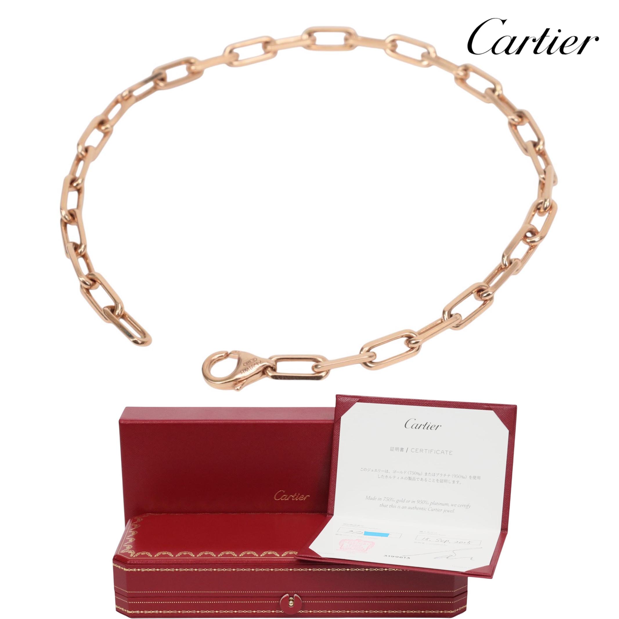 S*S様 Cartier 腕輪 Cartier袋付き カルティエ ブレスレット｜ジュエリー・レディース腕時計専門店 通販