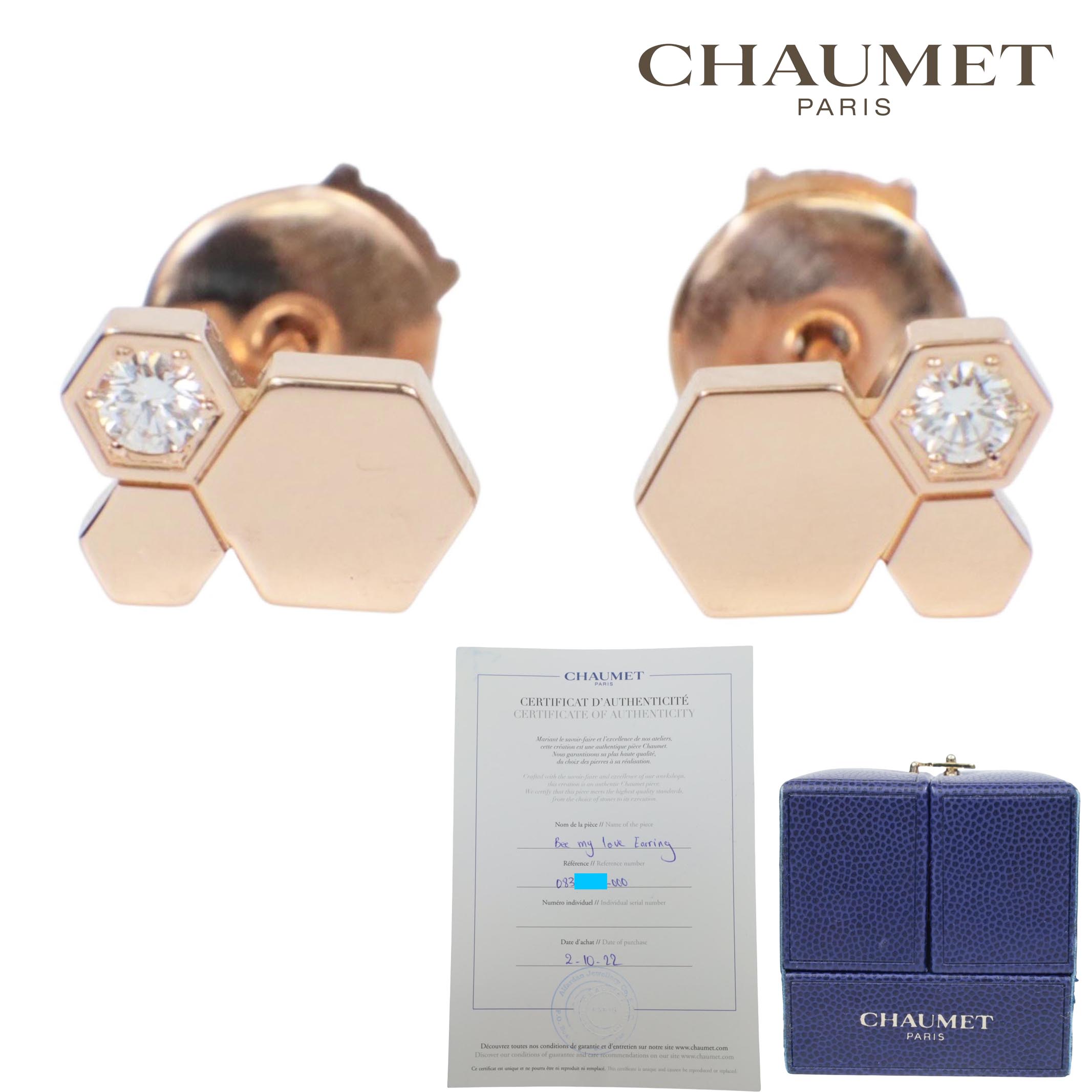 楽天市場】CHAUMET ショーメ ピアス（ピアス｜レディースジュエリー