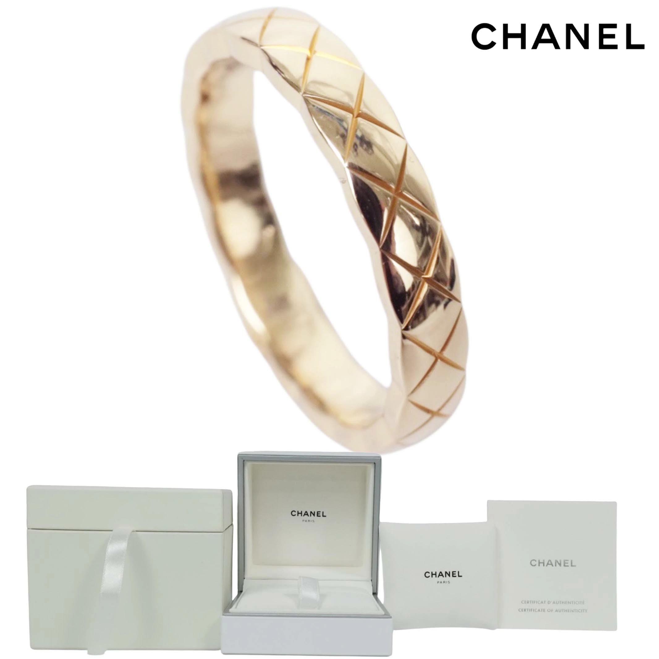 Rakuten - 【返品OK】＃48 8号 CHANEL シャネル ココクラッシュミニ リング 750(YG) 指輪 【中古ABランク】