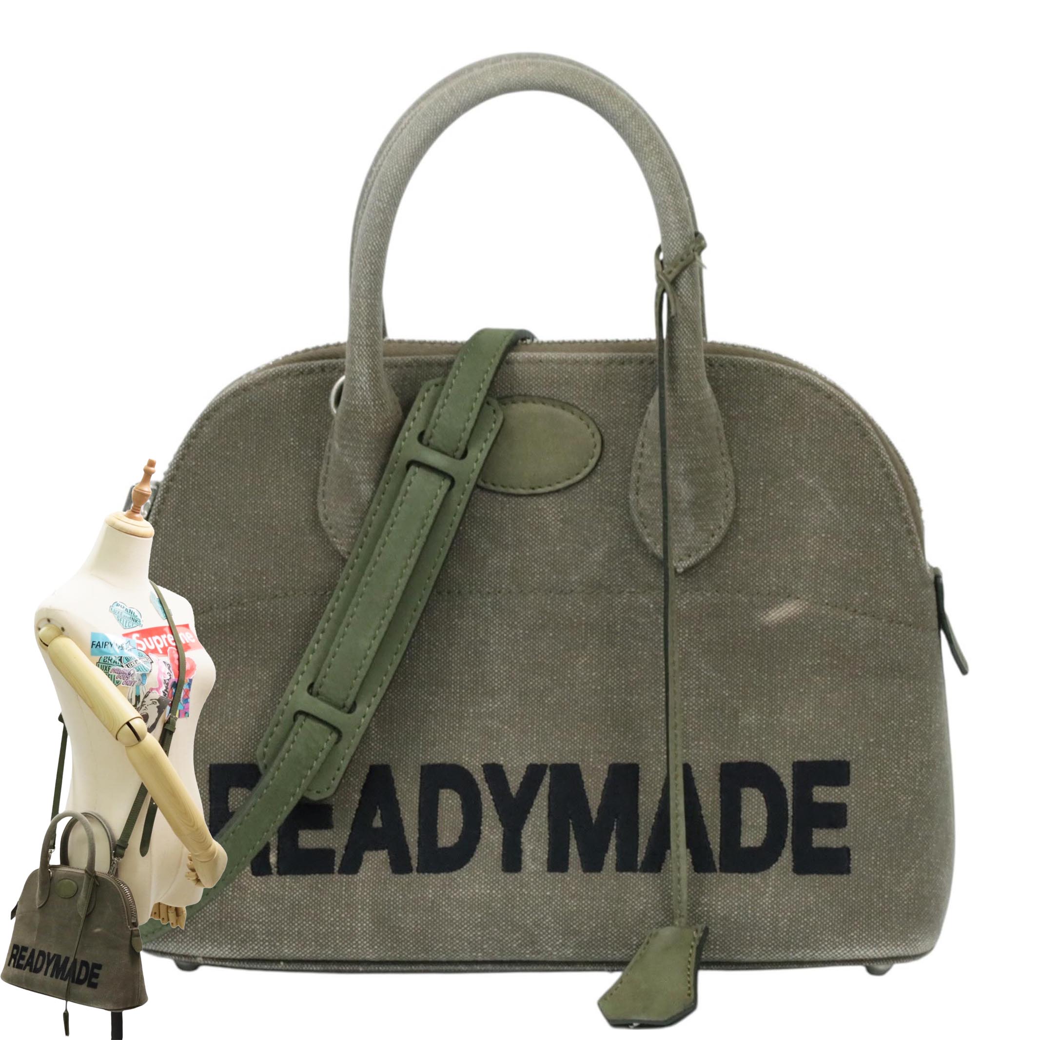 READY MADE レディメイド キャンバス 2WAYショルダーバッグ デイリーバッグ ナノ ボリード