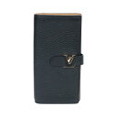 【返品OK】【中古Aランク】美品 LOUIS VUITTON ルイ ヴィトン トリヨン LVヴェルティカルウォレット M81330 ノワール ロングウォレット ブラック 黒 長サイズ メンズ レディース